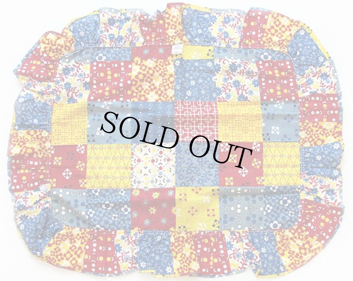 画像2: デッドストック★70s JCPenney パッチワーク柄 ピローケース (2)