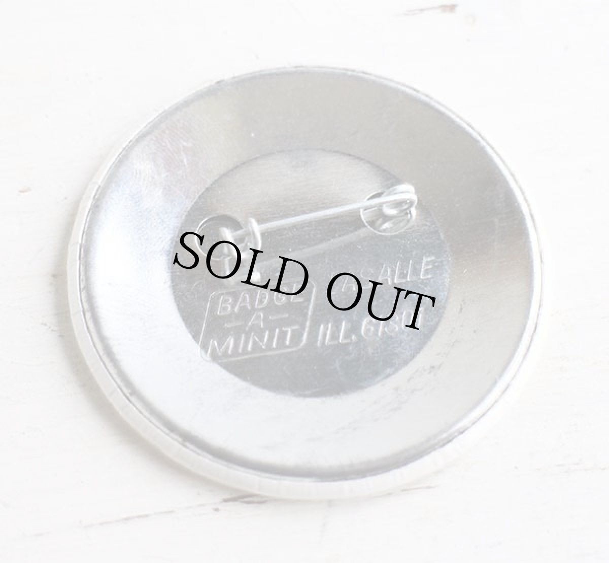 画像2: ビンテージ I LOVE THE MARQUIS 缶バッジ (2)