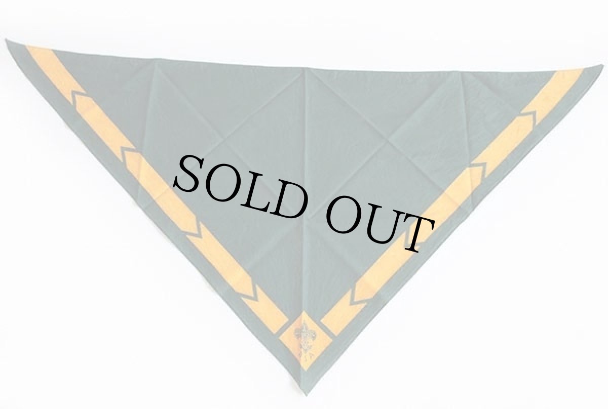 画像2: ビンテージ BSA ボーイスカウト ネッカチーフ 緑×黄色 (2)