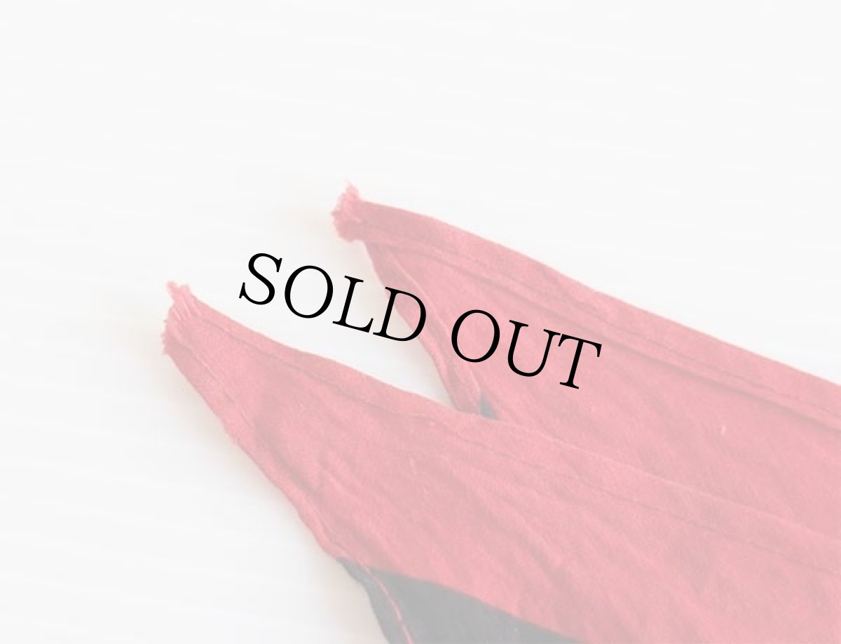 画像4: ビンテージ BSA ボーイスカウト ネッカチーフ 赤×黒 (4)