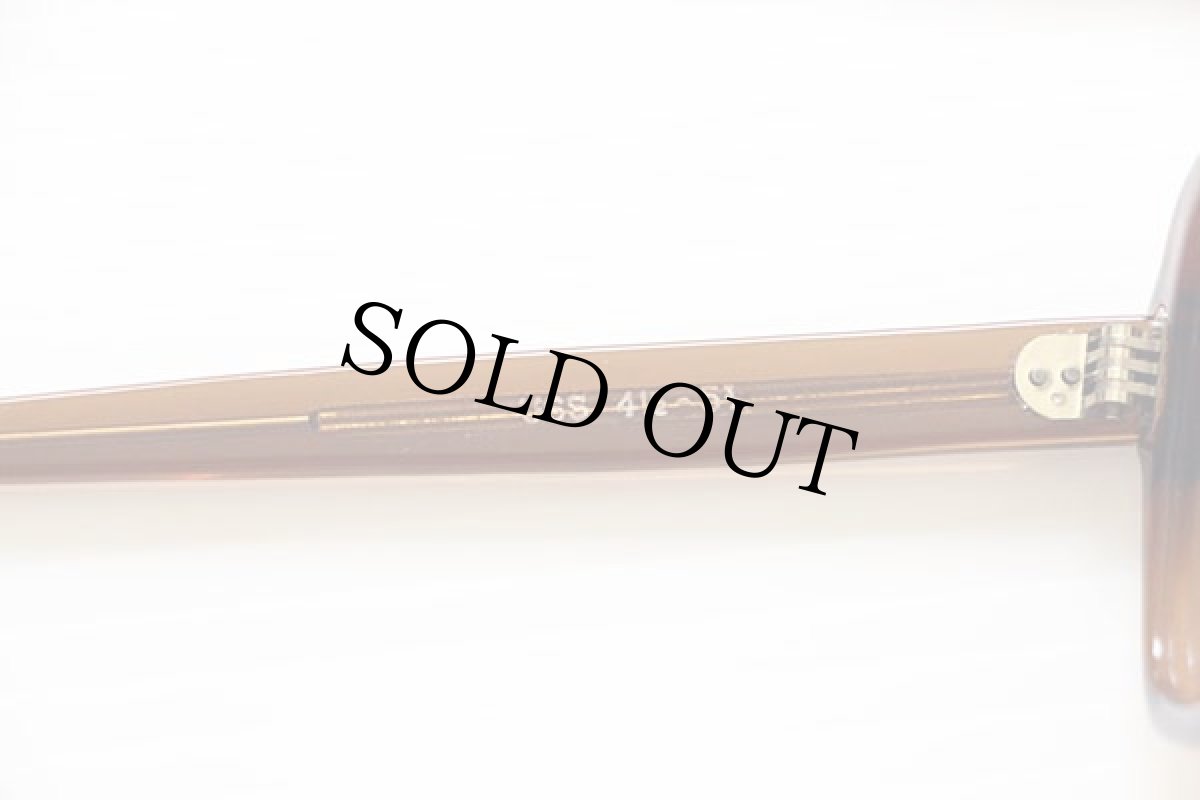 画像5: デッドストック ビンテージ 米軍 USS メガネフレーム アンバー (5)