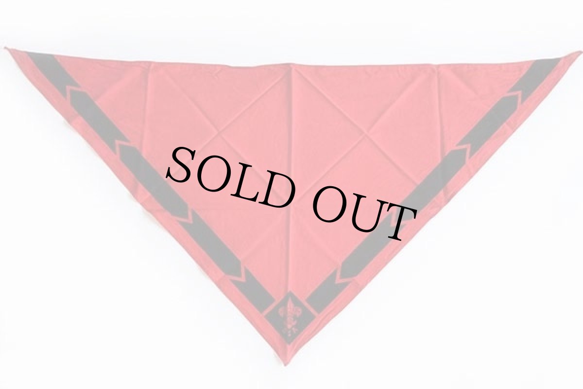 画像2: ビンテージ BSA ボーイスカウト ネッカチーフ 赤×黒 (2)