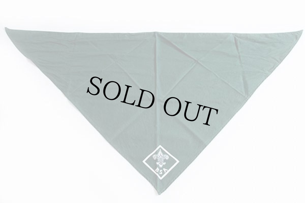 画像2: ビンテージ BSA ボーイスカウト ネッカチーフ 緑×白 (2)