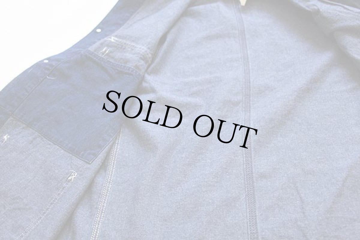 画像5: 80s USA製 carharttカーハート デニム チョアコート カバーオール 40 (5)