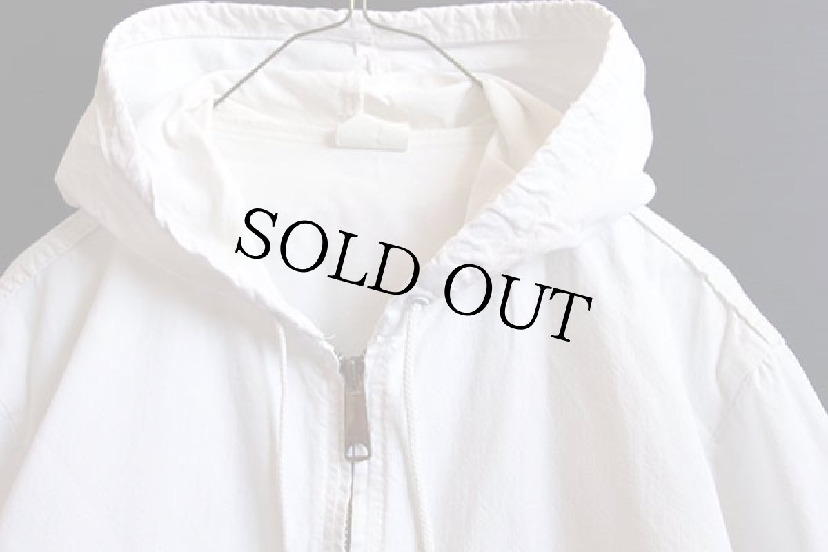 画像3: 80s OSHKOSH B'GOSH コットンパーカー 生成り M (3)