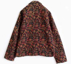 画像2: 90s CHICO'S DESIGN 総柄 ラグジャケット 0 (2)
