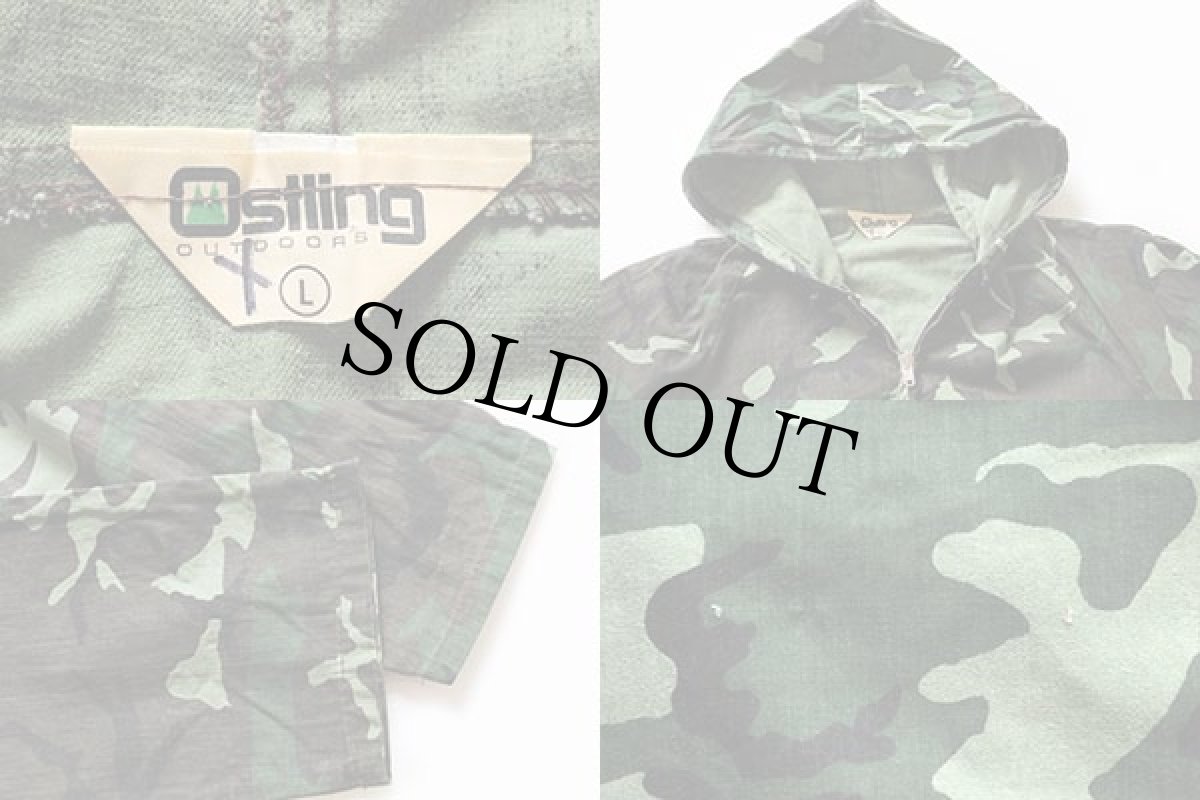 画像3: 70s Ostling 迷彩 コットン ハンティングパーカー L (3)