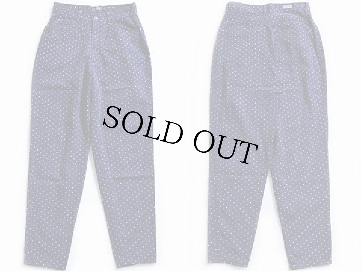 画像4: 90s ESPRIT ドット柄 ジャケット&パンツ セットアップ 紺×ホワイト S/ 7/8 (4)