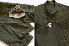 画像3: 80s 東ドイツ軍 レインドロップカモ フィールドジャケット m 48 (3)