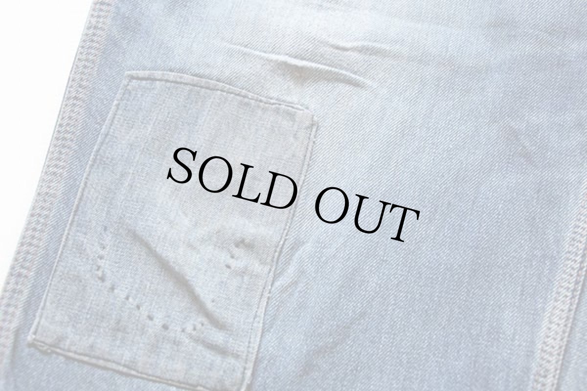 画像6: 70s JCPenney BIGMACビッグマック デニム ペインターパンツ ボロ W38 (6)