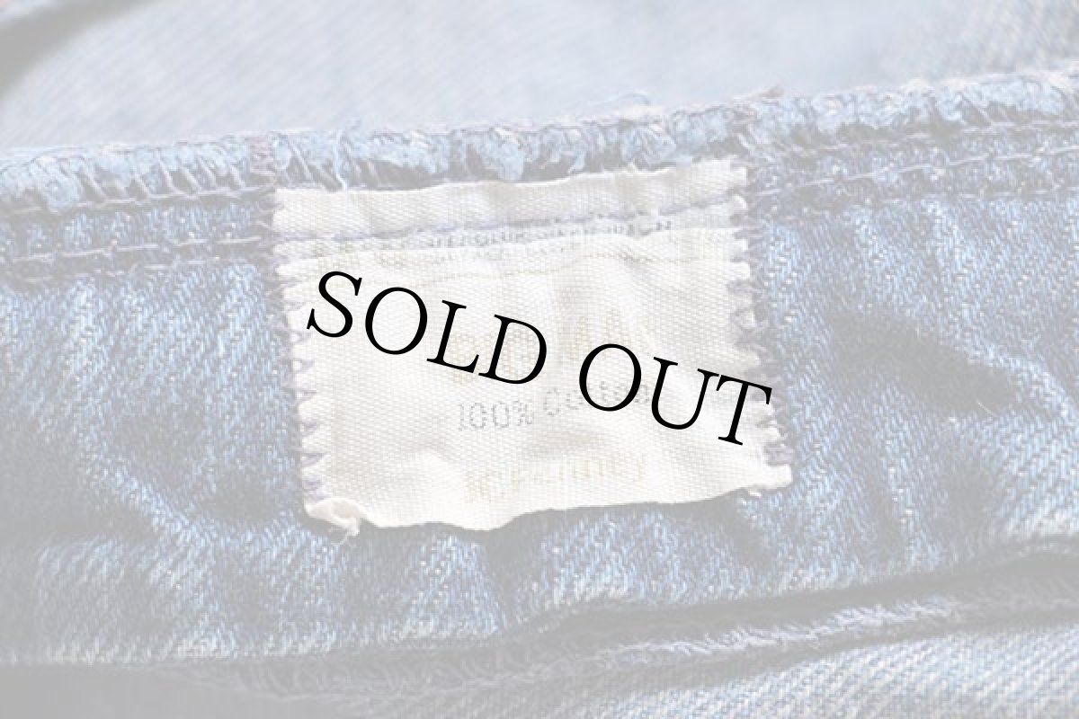 画像4: 70s JCPenney BIGMACビッグマック デニム ペインターパンツ ボロ W38 (4)