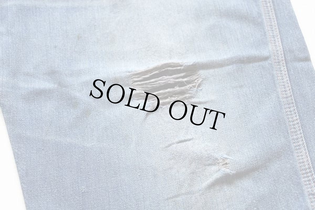 画像7: 70s JCPenney BIGMACビッグマック デニム ペインターパンツ ボロ W38 (7)