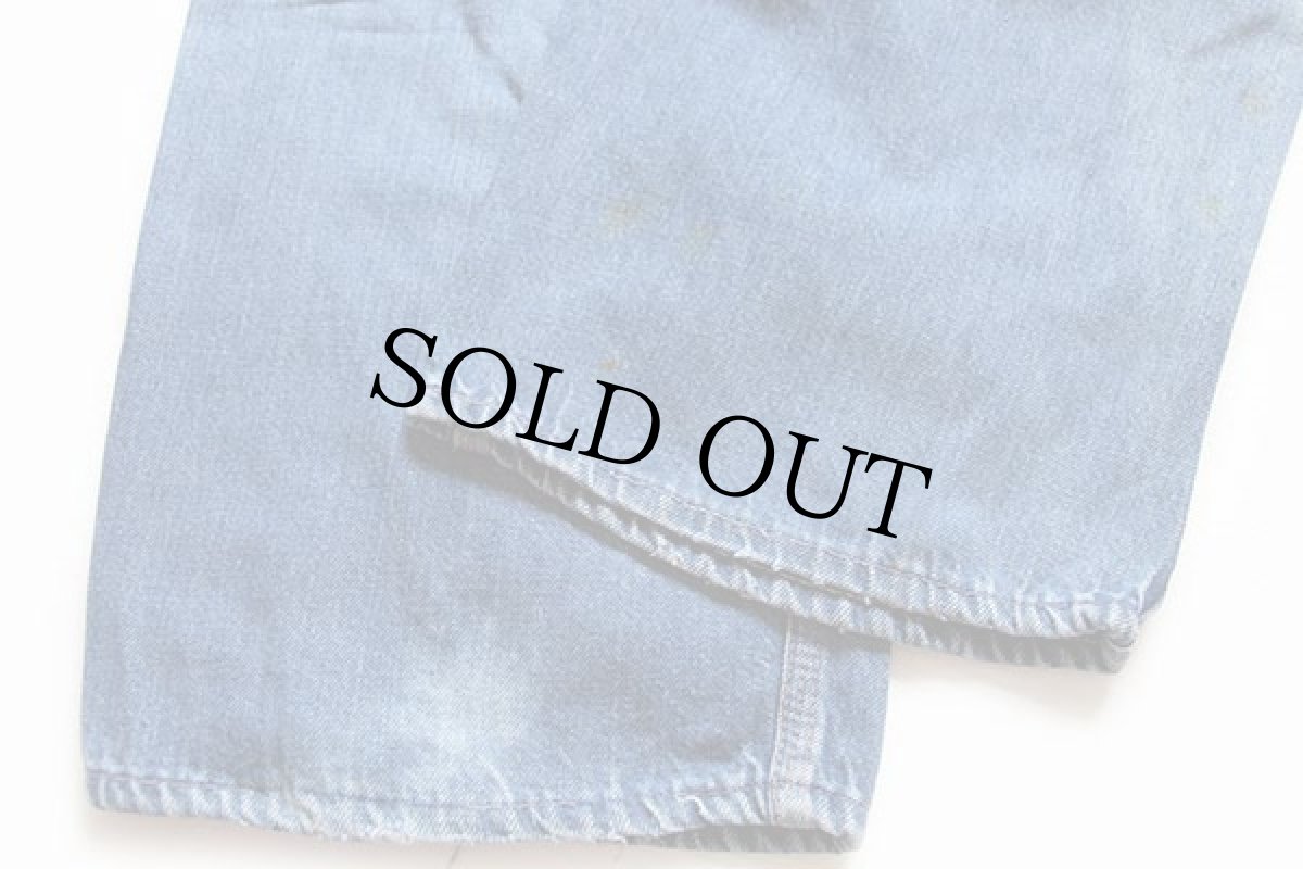 画像8: 70s JCPenney BIGMACビッグマック デニム ペインターパンツ ボロ W38 (8)