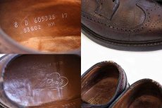 画像5: 70s FLORSHEIMフローシャイム IMPERIAL ロング ウイングチップ レザーシューズ 茶 8D★革靴 (5)