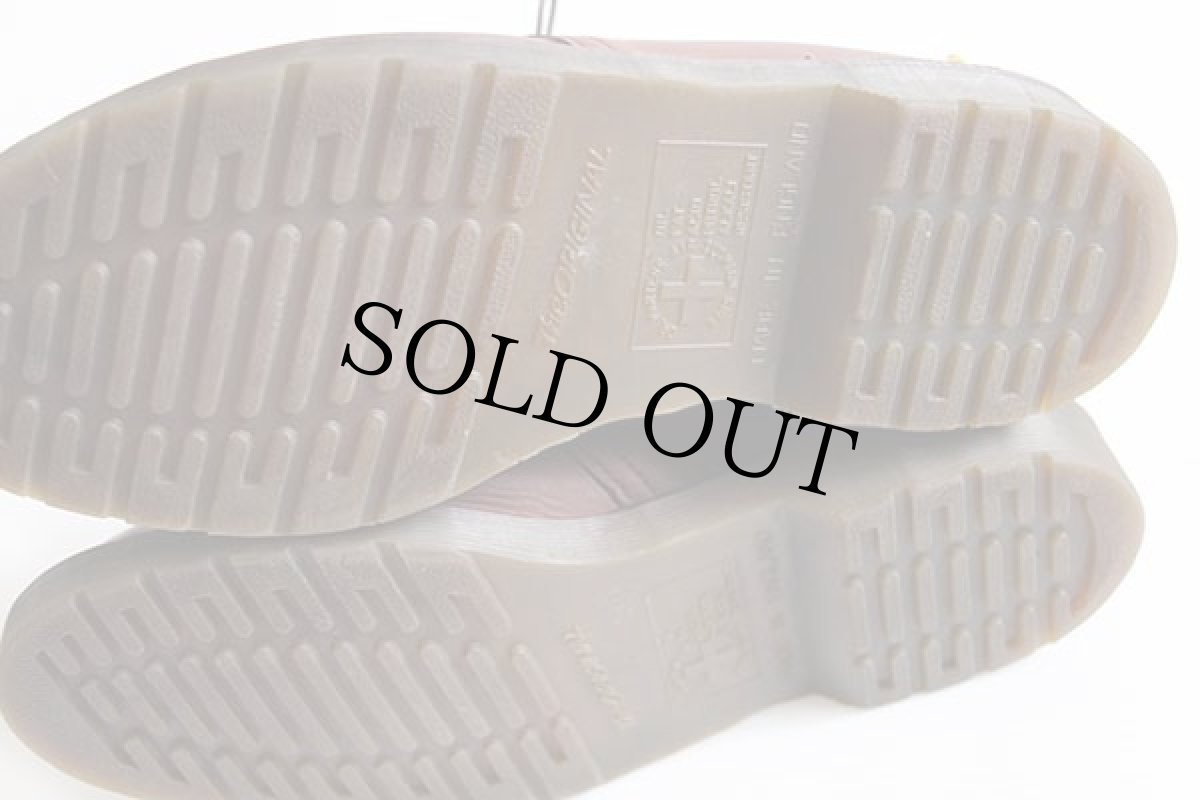 画像4: 英国製 DR.MARTENSドクターマーチン 3ホール レザーシューズ 茶 UK9 (4)