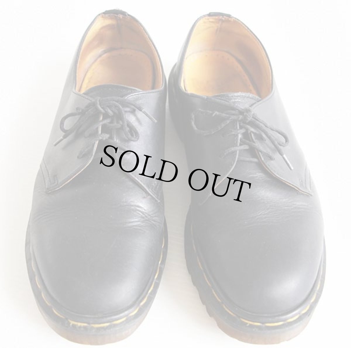 画像3: 英国製 DR.MARTENSドクターマーチン 3ホール レザーシューズ 黒 UK8 (3)