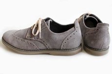 画像2: FLORSHEIMフローシャイム ウイングチップ スエード レザーシューズ ライトグレー 9★革靴 (2)