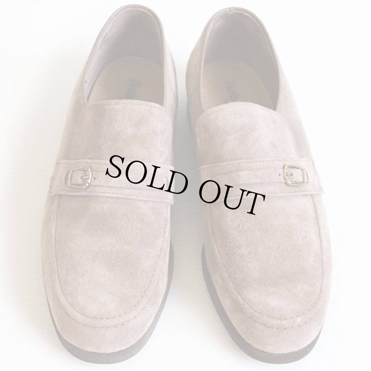 画像3: 80s USA製 Hush Puppiesハッシュパピー スエード レザーシューズ グレーベージュ 9E★革靴 (3)