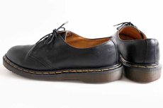 画像2: 英国製 DR.MARTENSドクターマーチン 3ホール レザーシューズ 黒 UK8 (2)