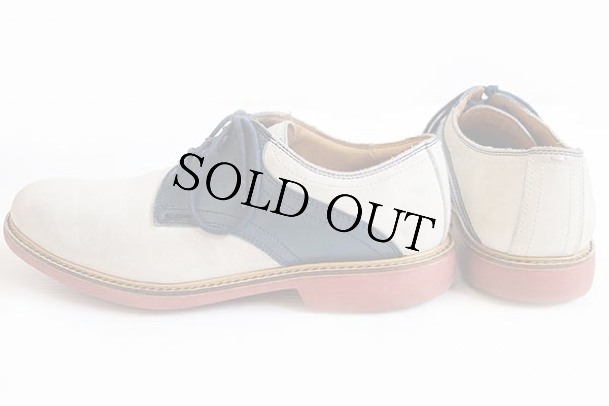 画像2: COLE-HAANコールハーン ヌバックレザー サドルシューズ 8.5★レザーシューズ 革靴 (2)