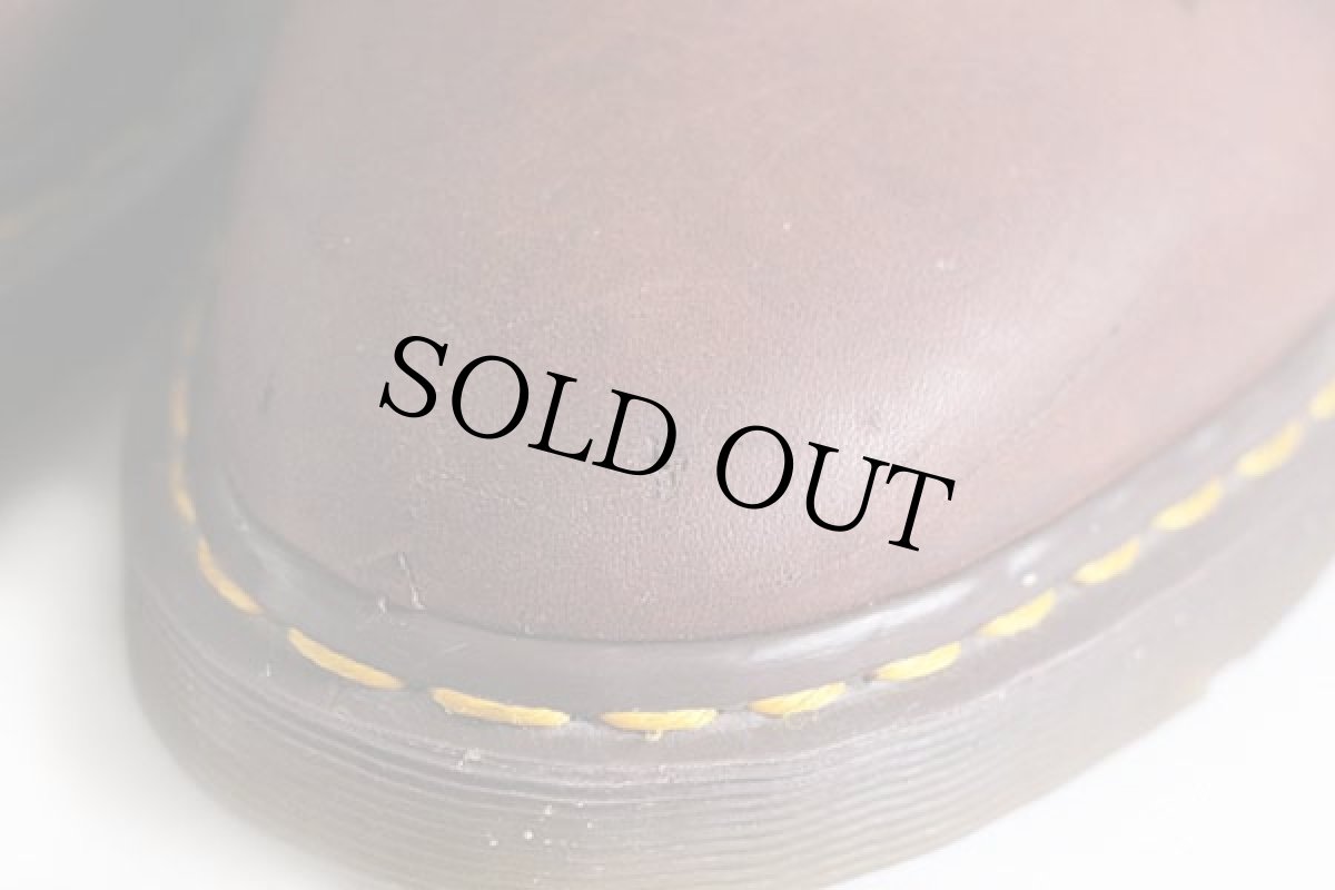 画像6: 英国製 DR.MARTENSドクターマーチン 3ホール レザーシューズ 茶 UK9 (6)