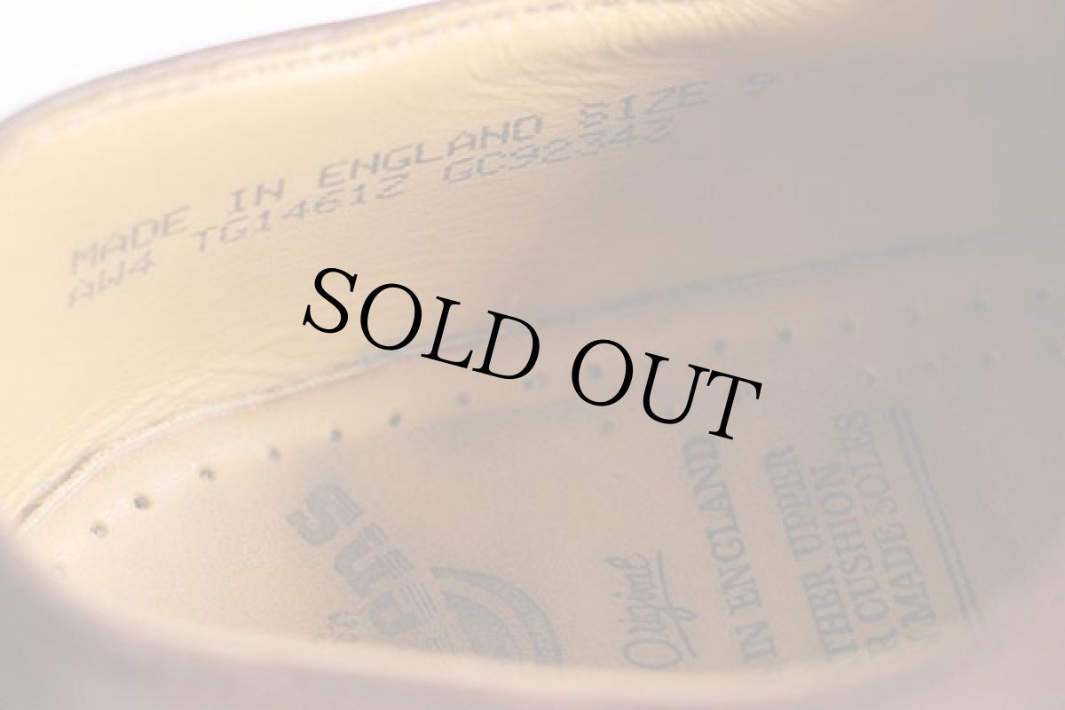 画像5: 英国製 DR.MARTENSドクターマーチン 3ホール レザーシューズ 茶 UK9 (5)