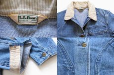 画像3: 80s L.L.Bean デニム フィールドコート★ジャケット (3)