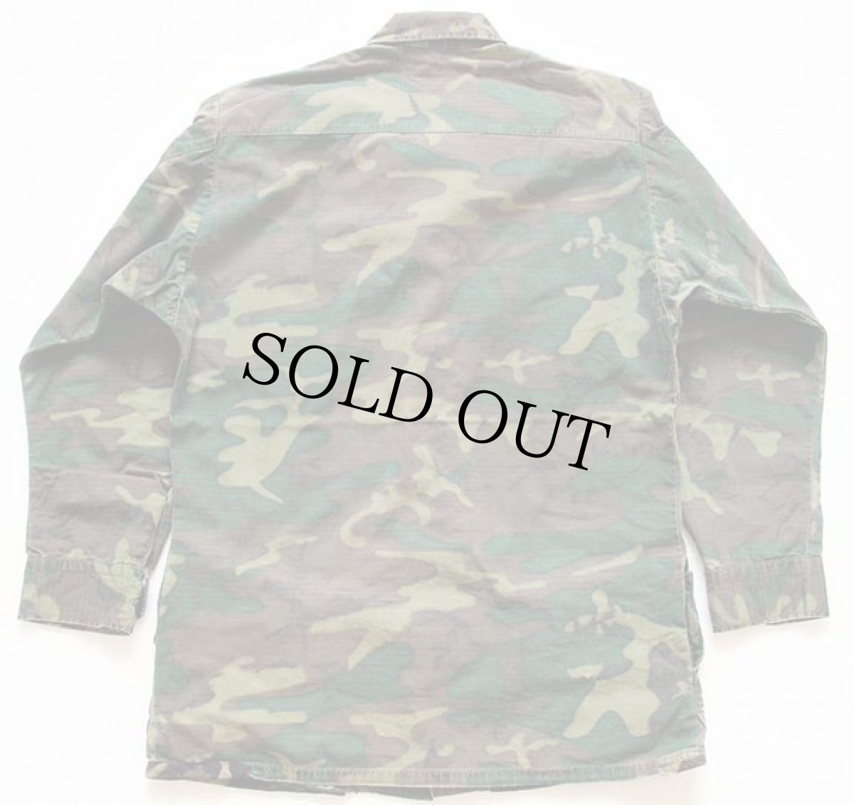 画像2: 60s 米軍 U.S.ARMY ERDL グリーンリーフカモ ジャングルファティーグジャケット M-R (2)