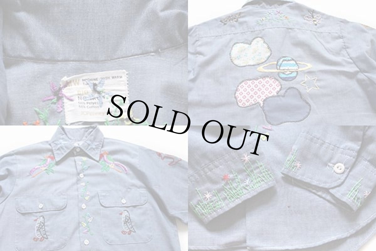 画像3: 70s JCPenney BIGMACビッグマック 刺繍入り シャンブレーシャツ (3)