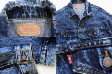 画像3: 80s USA製 Levi'sリーバイス 70507 ケミカルウォッシュ デニムジャケット 4ポケット XL★アシッド (3)