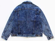 画像2: 80s USA製 Levi'sリーバイス 70507 ケミカルウォッシュ デニムジャケット 4ポケット XL★アシッド (2)