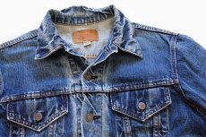 画像3: 60s USA製 LEVI'Sリーバイス 70505 BIGE ダメージ デニムジャケット (3)