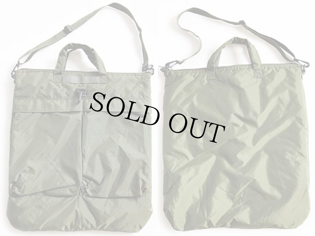 画像2: Flying Circle Bags ナイロン ヘルメットバッグ オリーブ (2)