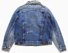 画像2: 60s USA製 LEVI'Sリーバイス 70505 BIGE ダメージ デニムジャケット (2)