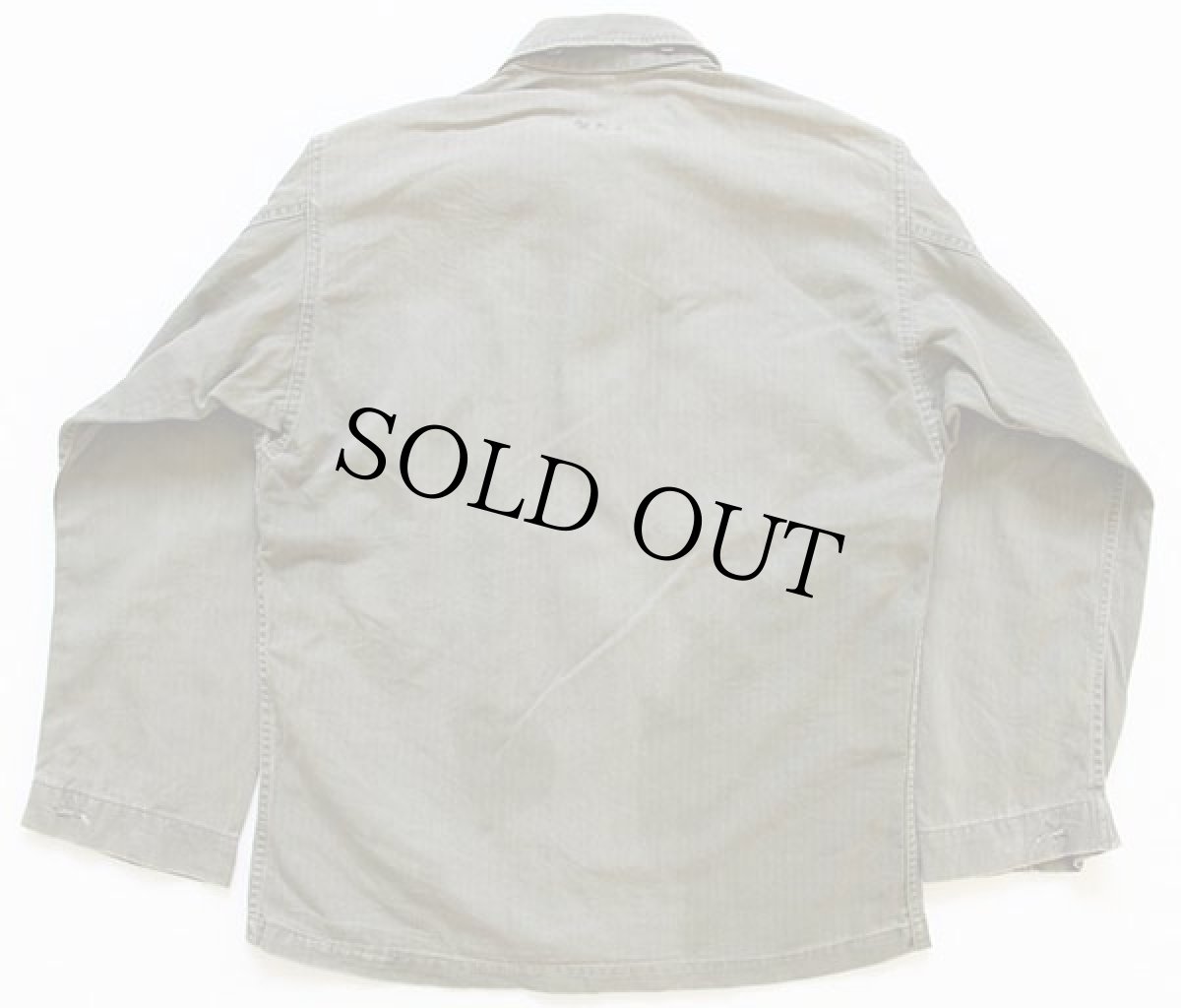 画像2: 40s 米軍 USAF パッチ付き M-43 HBT ヘリンボーンツイル ジャケット 32R (2)