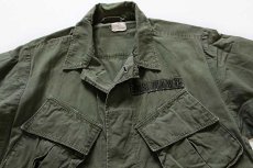 画像3: 60s 米軍 U.S.NAVY パッチ付き ジャングルファティーグジャケット 3rd ノンリップ S-R (3)