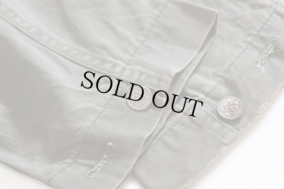 画像8: 40s 米軍 USAF パッチ付き M-43 HBT ヘリンボーンツイル ジャケット 32R (8)