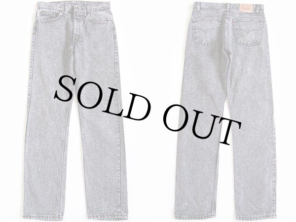 90s USA製 Levi'sリーバイス 505 ケミカルウォッシュ ブラック