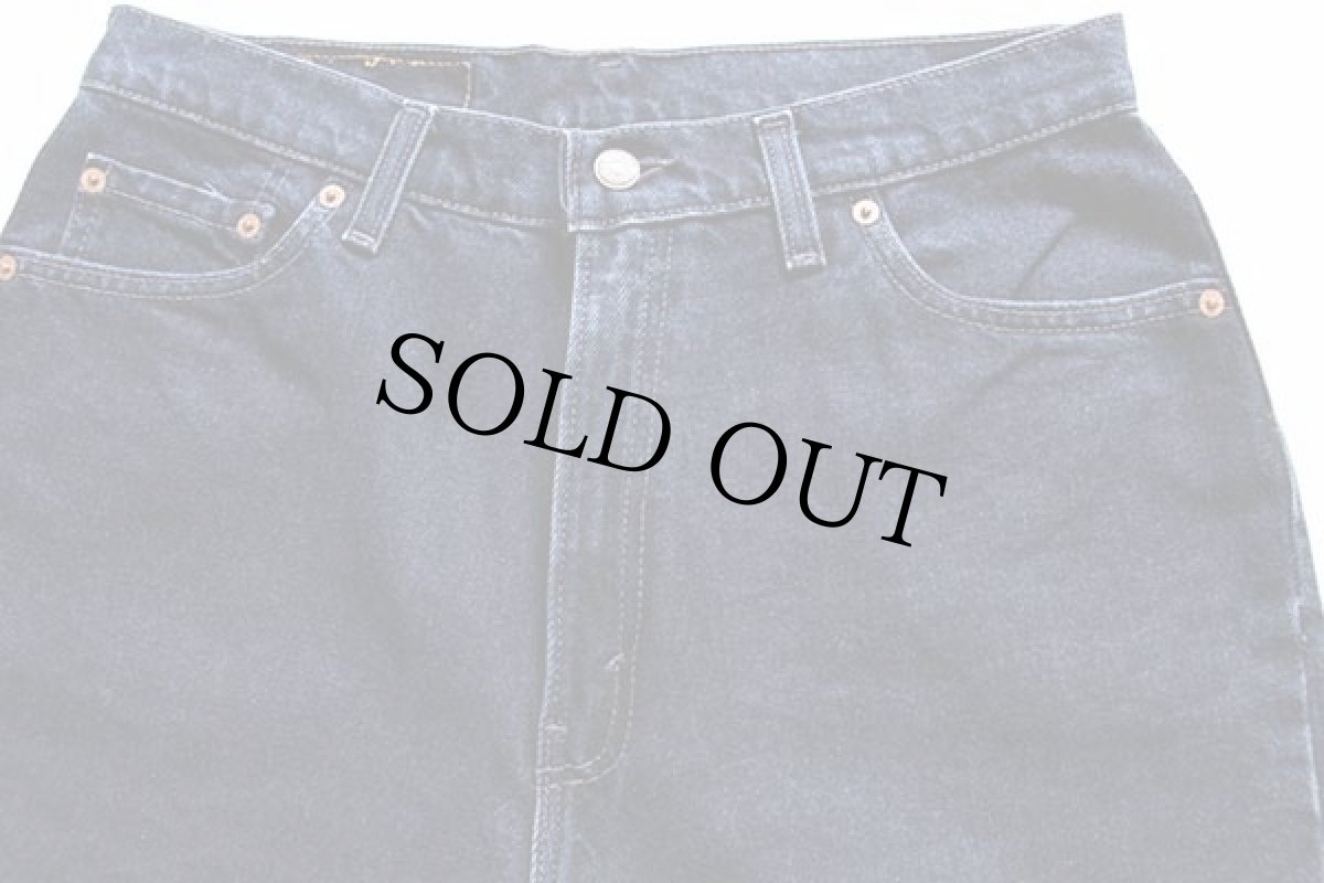 画像2: 90s USA製 Levi'sリーバイス 521 カラーデニムパンツ 濃紺 14S (2)