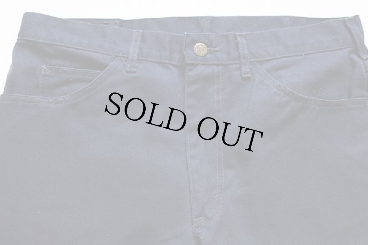 画像2: 90s USA製 Leeリー 200 ツイルパンツ 紺 w36 L30 (2)