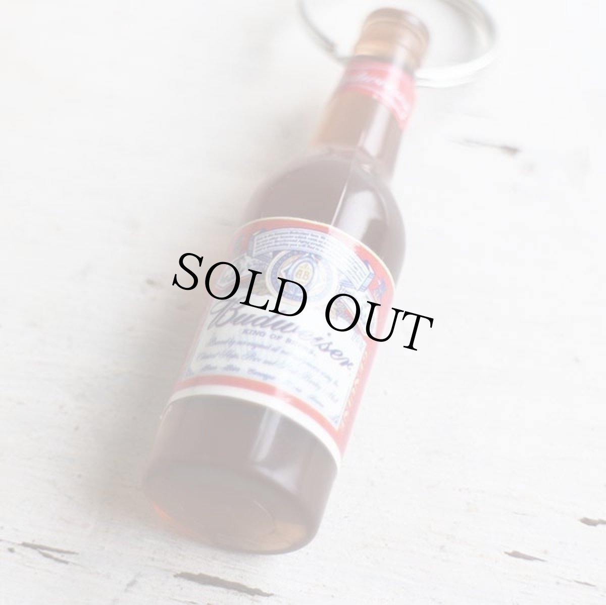 画像2: デッドストック★ビンテージ Budweiserバドワイザー キーホルダー★栓抜き (2)