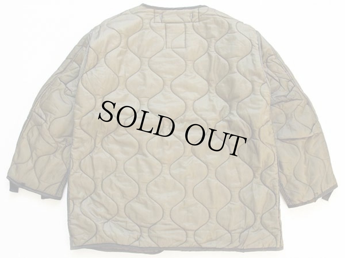 画像2: 80s 米軍 U.S.ARMY M-65 パーカー ナイロン キルティングライナー オリーブ S★モッズコート (2)