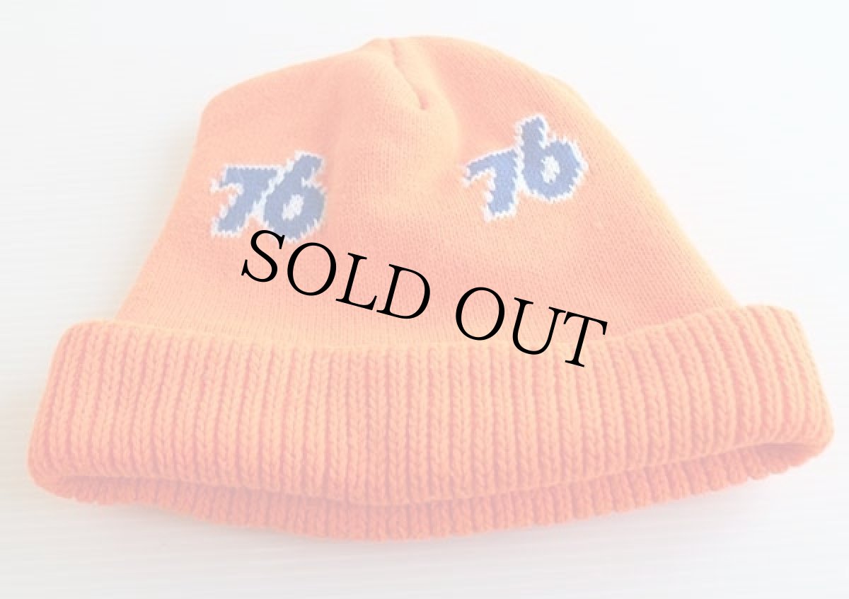 画像2: UNOCAL 76 ニットキャップ オレンジ (2)