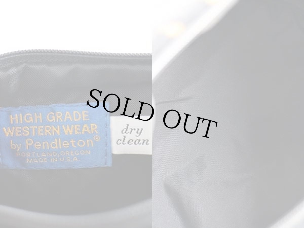 画像3: 80s USA製 PENDLETONペンドルトン ネイティブ柄 ウール ブランケット ポーチ (3)