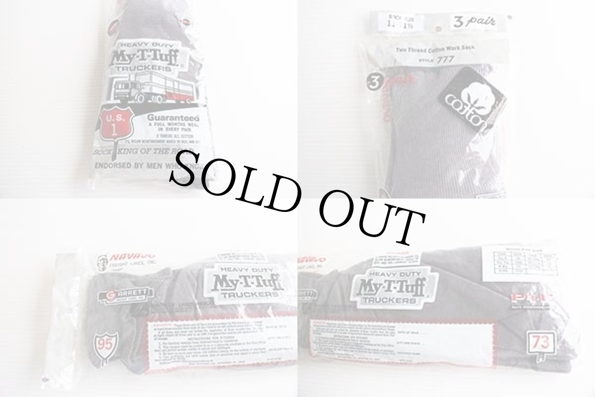 画像3: デッドストック★USA製 My-T-Tuff コットンソックス グレー 11-11 1/2 3パック★靴下 (3)