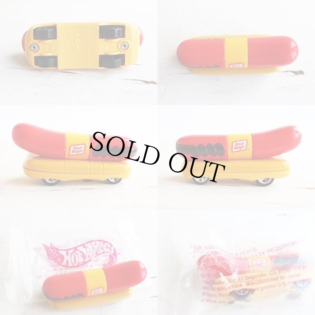 画像3: 90s Hot Wheelsホットウィール Oscar Mayerオスカー マイヤー ウインナーモービル ミニカー (3)