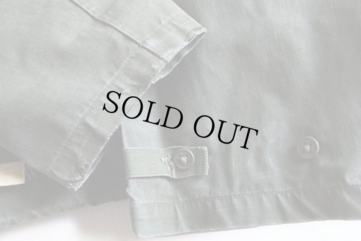 画像6: 40s 米軍 U.S.NAVY N-2 ステンシル デッキ レインパーカー オリーブドラブ L (6)