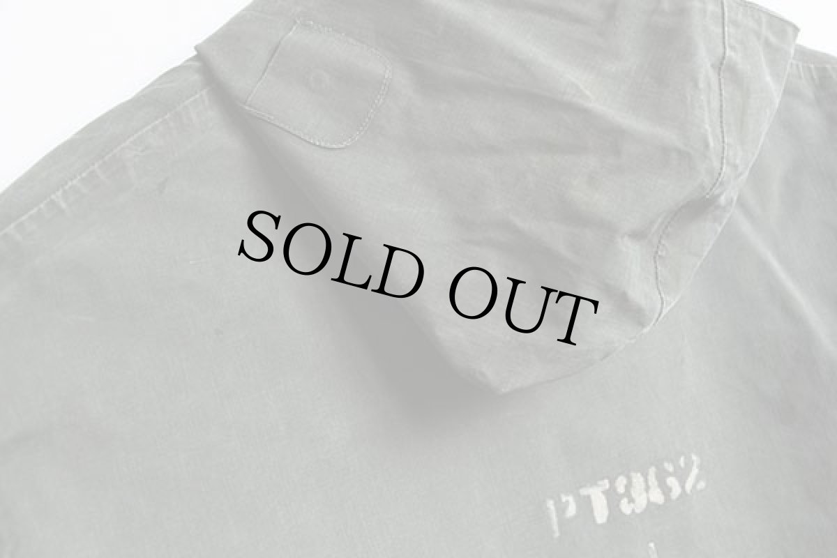 画像4: 40s 米軍 U.S.NAVY N-2 ステンシル デッキ レインパーカー オリーブドラブ L (4)