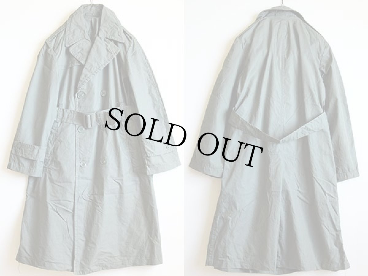 画像2: 70s 米軍 U.S.ARMY トレンチコート グリーン 36R★レインコート (2)