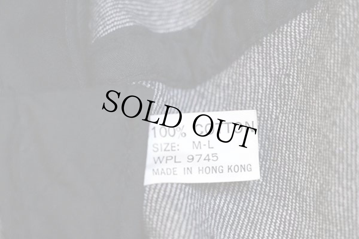 画像4: 90s UNKNOWN ブラックデニム キャスケットM-L (4)